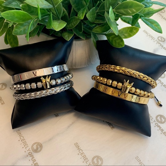 Echelon Bracelet Set (Silver) - Picture 3 of 4